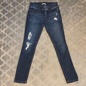 Skinny leg straight jean